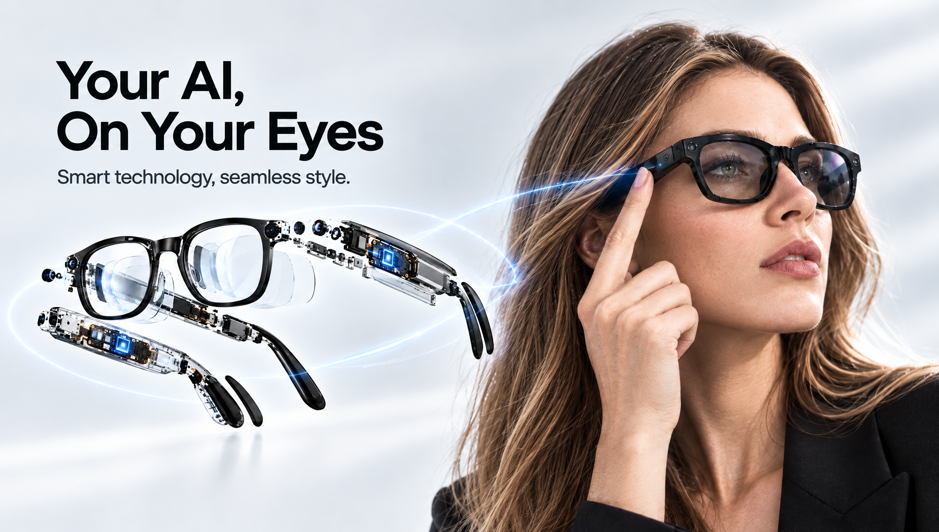 Your AI, On Your Eyes — Smart technology, seamless style.